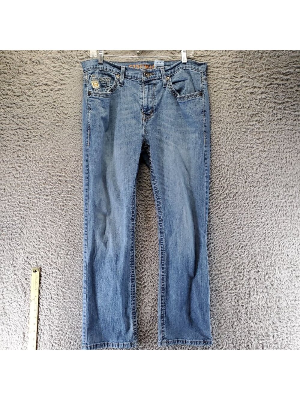Cinch Jeans Mens Size 34X30 Blue Relaxed Fit Stretch Denim Western Style *Read*